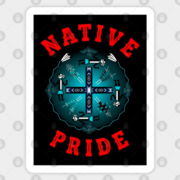 NATIVE PRIDE 34 (SAND) Sticker by GardenOfNightmares